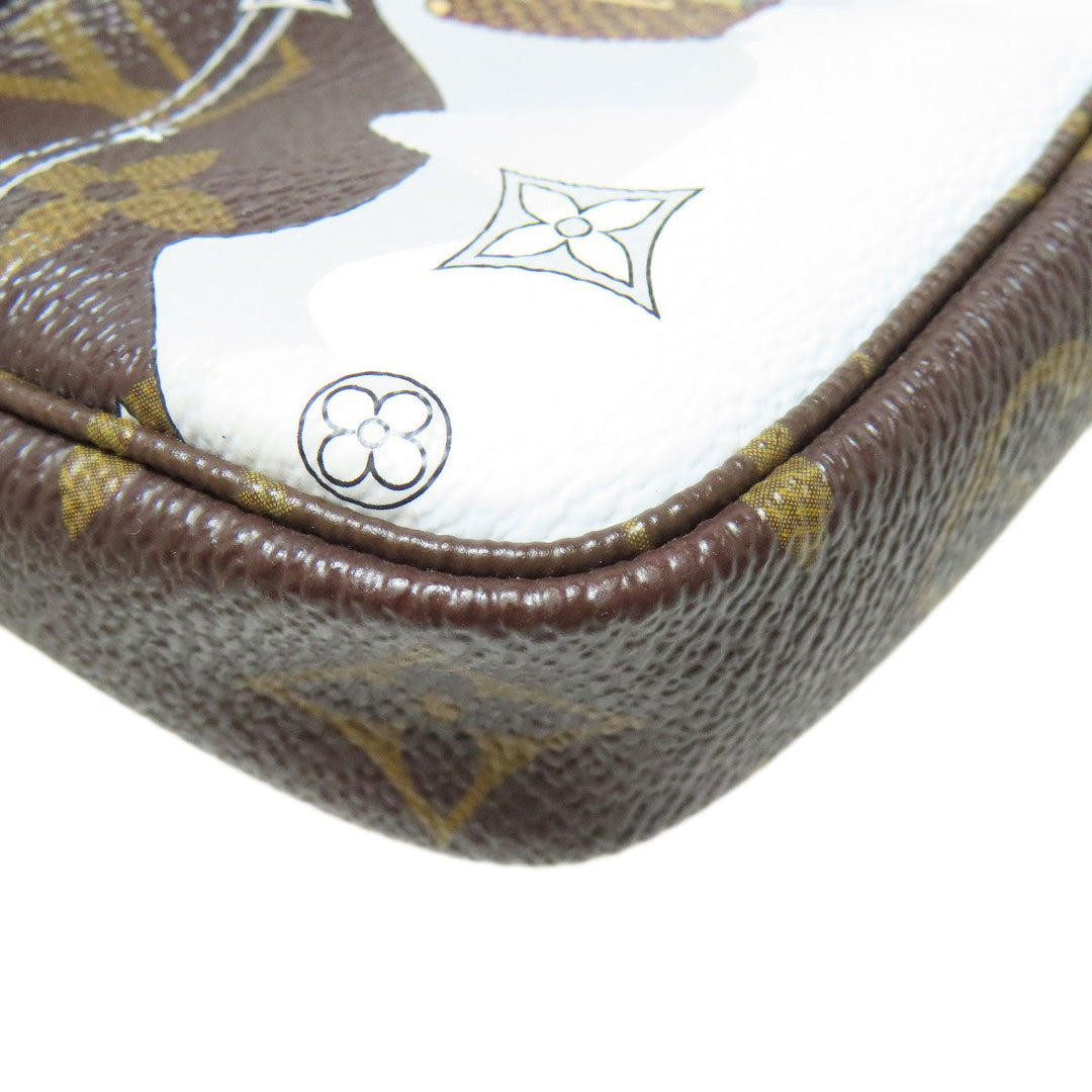 LOUIS VUITTON Accessory pouch M68490 Monogram canvas Brown Mini Pochette Accessoires Vivienne Women Used Authentic