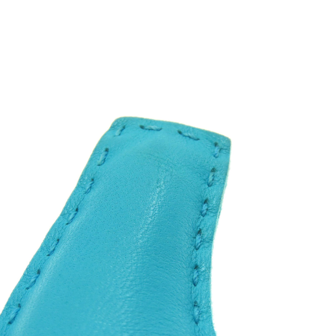 HERMES key ring Anyo Miro blue Rodeo Charm MM Women Used Authentic