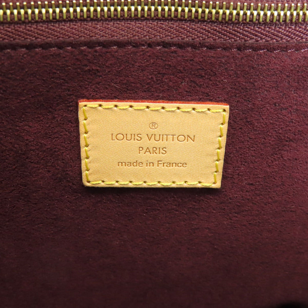 LOUIS VUITTON Handbag M41208 Monogram canvas Brown Waterloo Women Used Authentic