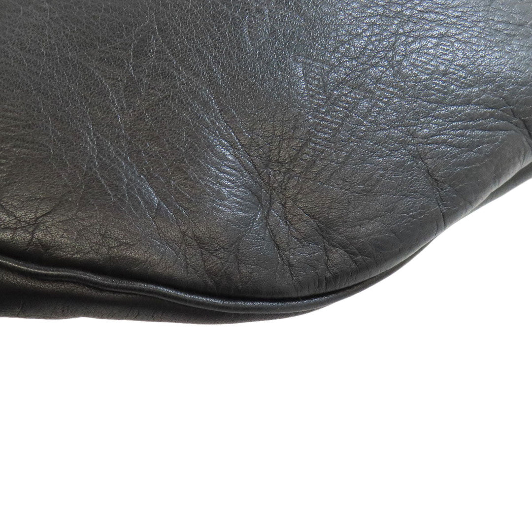 LOUIS VUITTON Sling bag M44388 leather black Discovery Bumbag PM Women Used Authentic