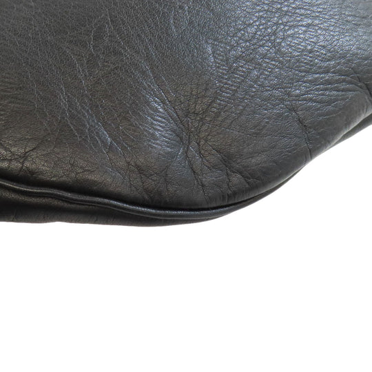 LOUIS VUITTON Sling bag M44388 leather black Discovery Bumbag PM Women Used Authentic