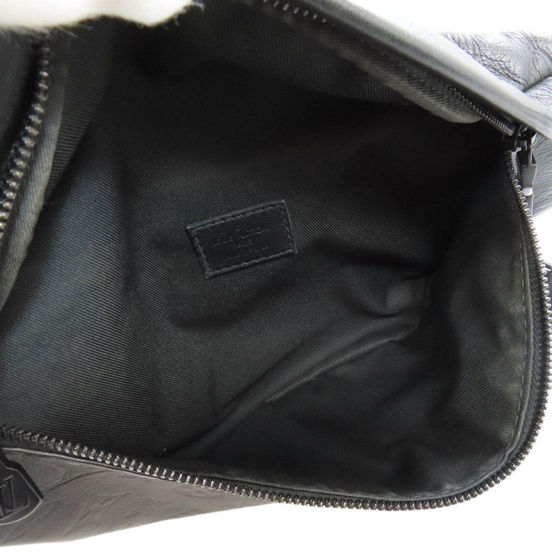 LOUIS VUITTON Sling bag M44388 leather black Discovery Bumbag PM Women Used Authentic