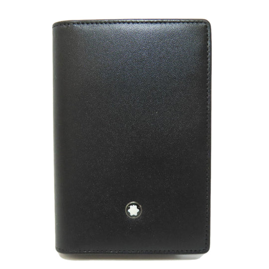 MONTBLANC Card Case leather black logo