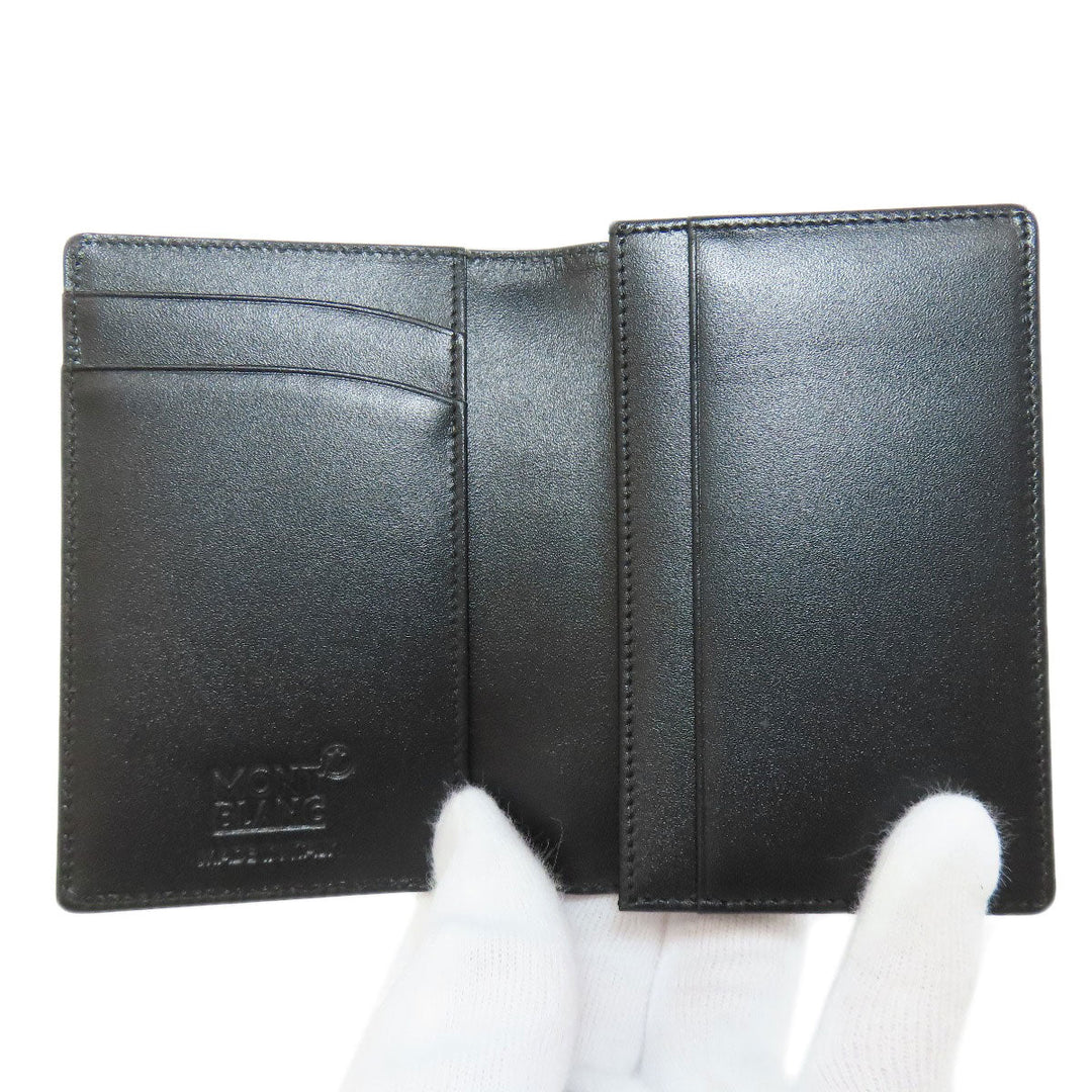 MONTBLANC Card Case leather black logo
