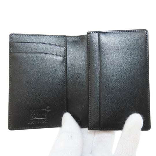 MONTBLANC Card Case leather black logo