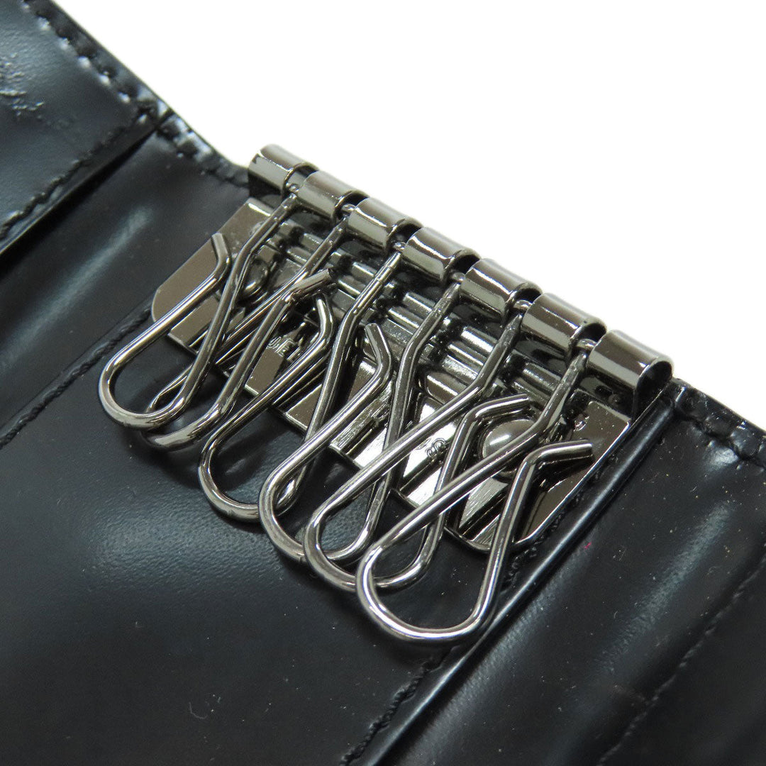Christian Dior Key case Key holder  leather black logo Women Used Authentic