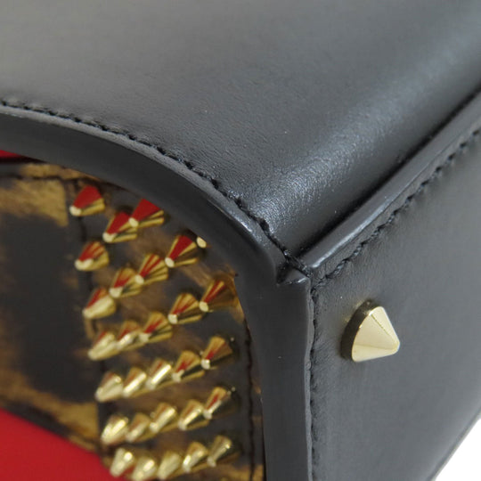 Christian Louboutin Handbag leather black Paloma Nano 2WAY