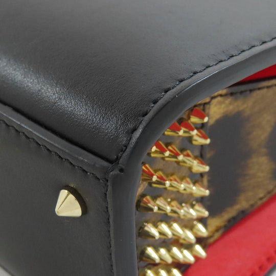 Christian Louboutin Handbag leather black Paloma Nano 2WAY