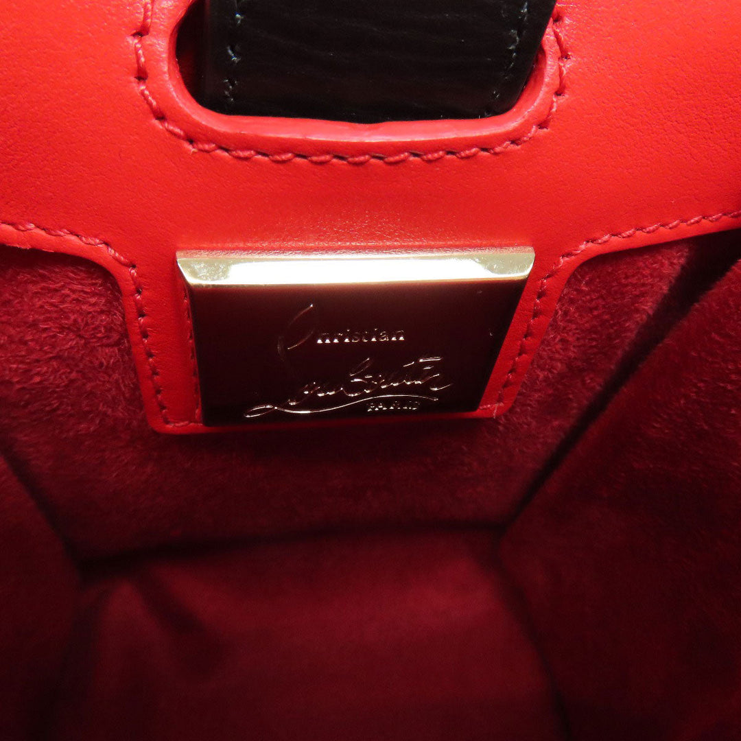 Christian Louboutin Handbag leather black Paloma Nano 2WAY