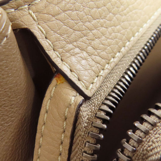 CELINE Handbag leather beige Trapeze 2WAY