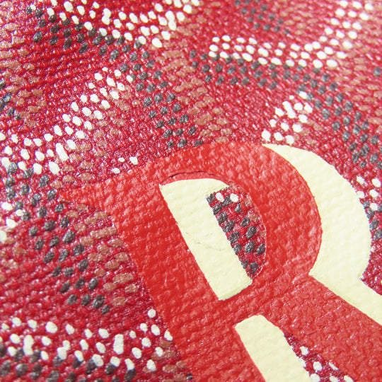 GOYARD Boston Duffel bag Coated canvas Red Croix Jules 40 Women Used Authentic