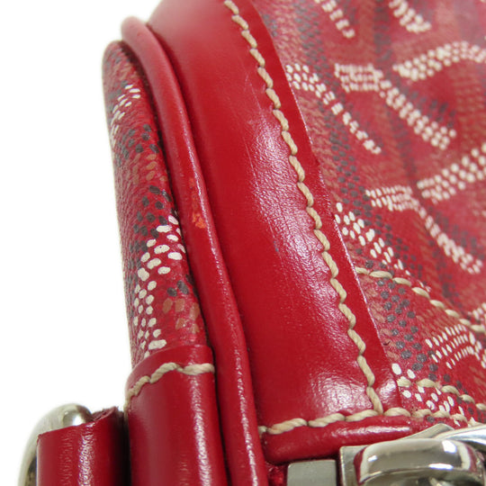 GOYARD Boston Duffel bag Coated canvas Red Croix Jules 40 Women Used Authentic