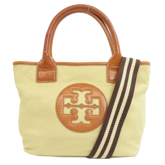 Tory Burch Handbag Nylon yellow 2WAY Women Used Authentic