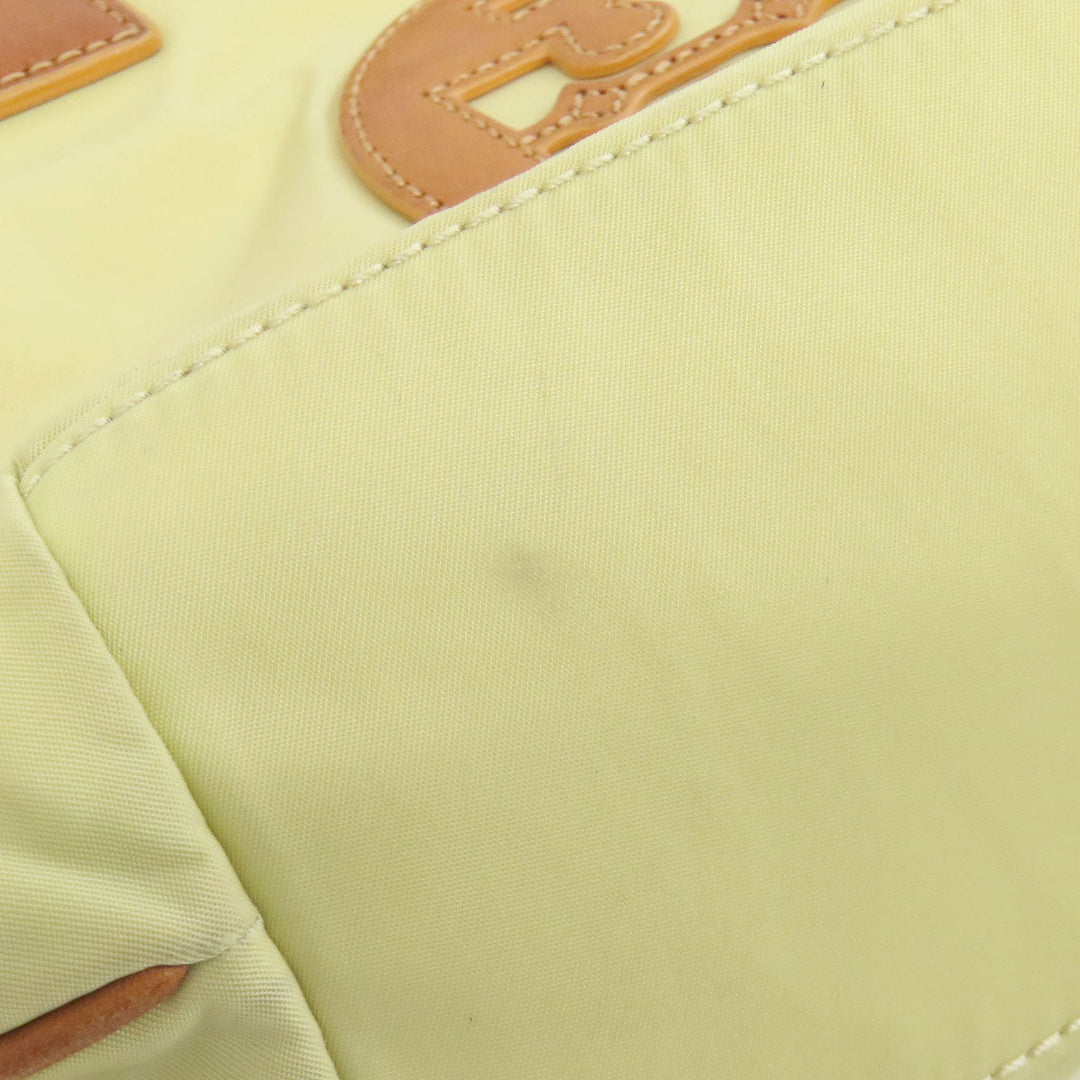 Tory Burch Handbag Nylon yellow 2WAY Women Used Authentic