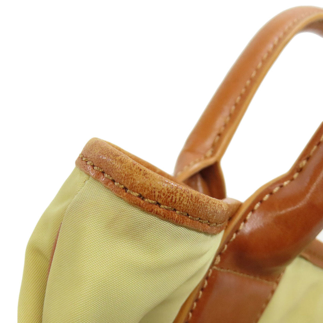 Tory Burch Handbag Nylon yellow 2WAY Women Used Authentic