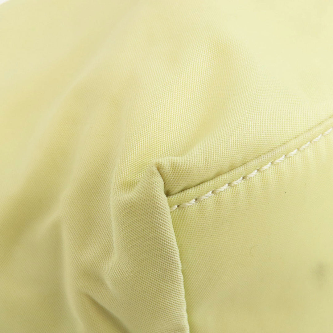Tory Burch Handbag Nylon yellow 2WAY Women Used Authentic