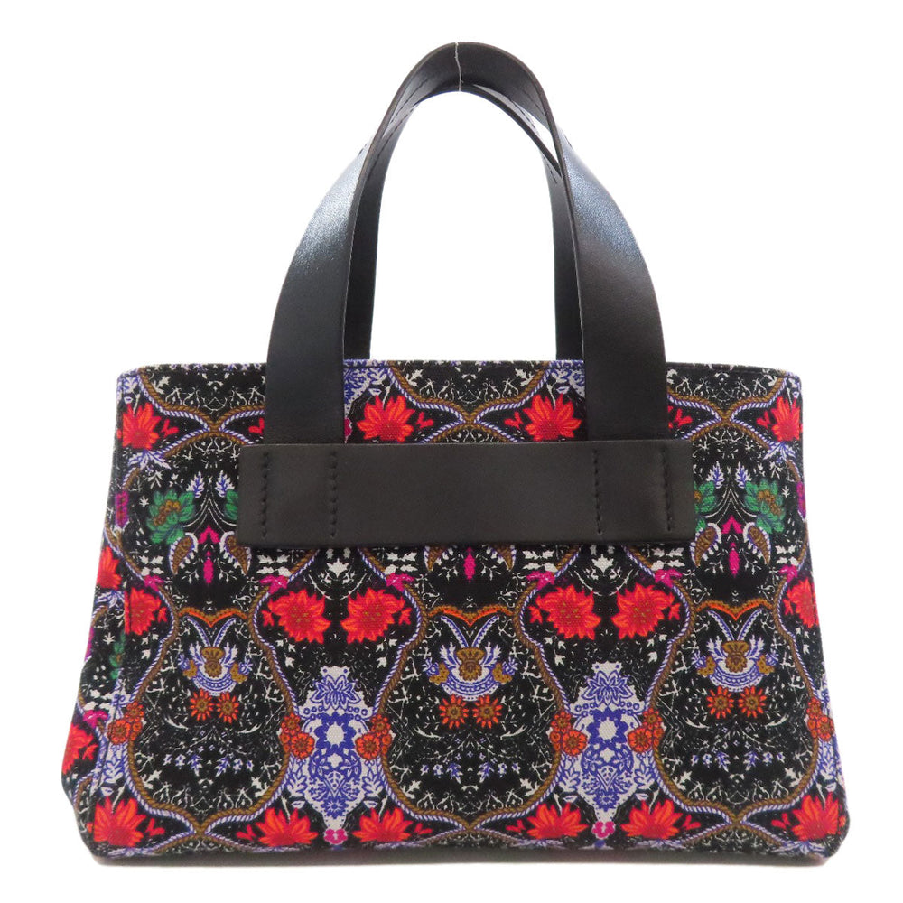 MIUMIU Handbag canvas multicolor Flower motif 2WAY