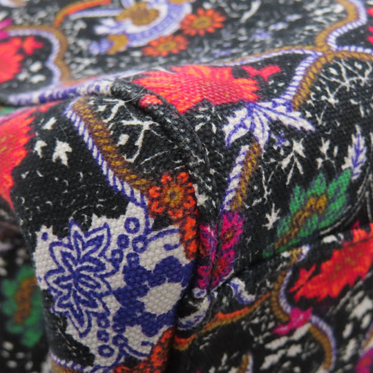 MIUMIU Handbag canvas multicolor Flower motif 2WAY