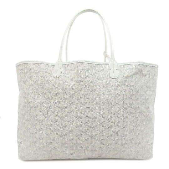 GOYARD Tote Bag Coated canvas white Saint Louis PM Women Used Authentic