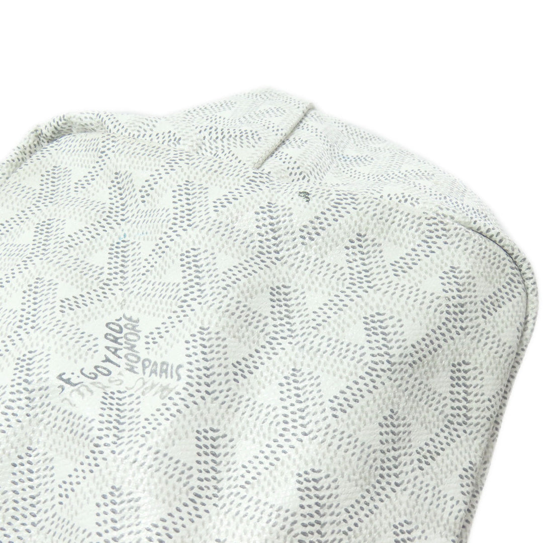 GOYARD Tote Bag Coated canvas white Saint Louis PM Women Used Authentic