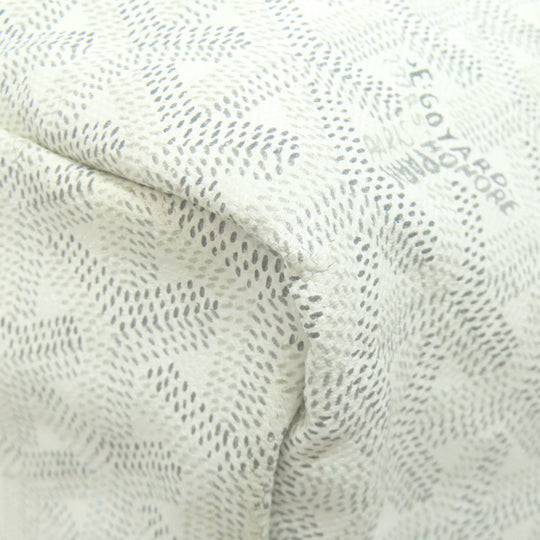 GOYARD Tote Bag Coated canvas white Saint Louis PM Women Used Authentic