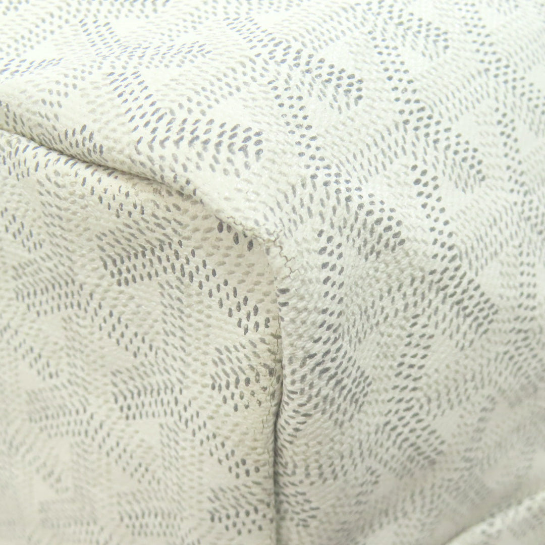 GOYARD Tote Bag Coated canvas white Saint Louis PM Women Used Authentic