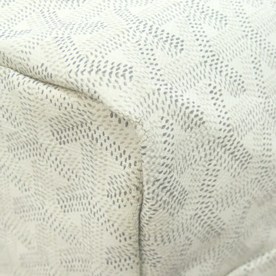 GOYARD Tote Bag Coated canvas white Saint Louis PM Women Used Authentic