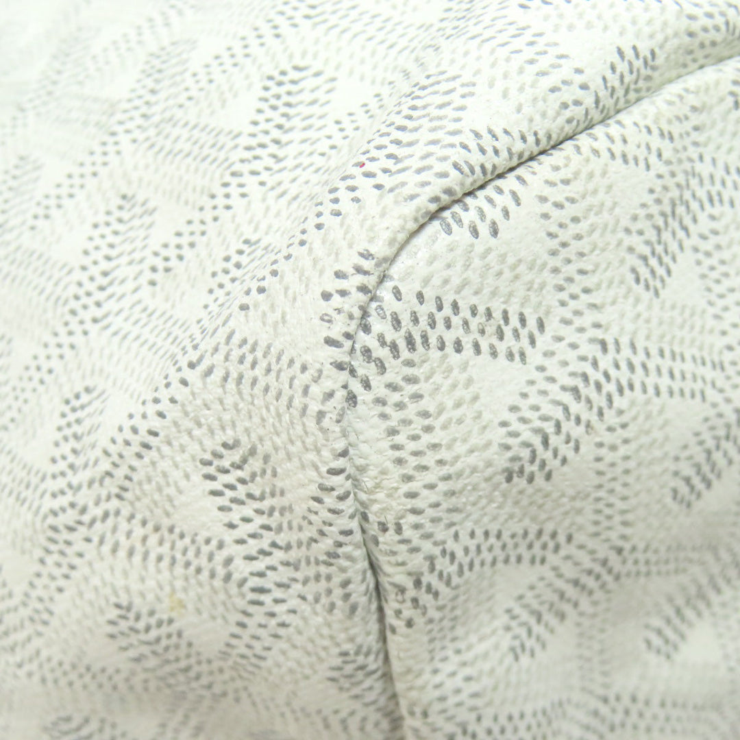 GOYARD Tote Bag Coated canvas white Saint Louis PM Women Used Authentic
