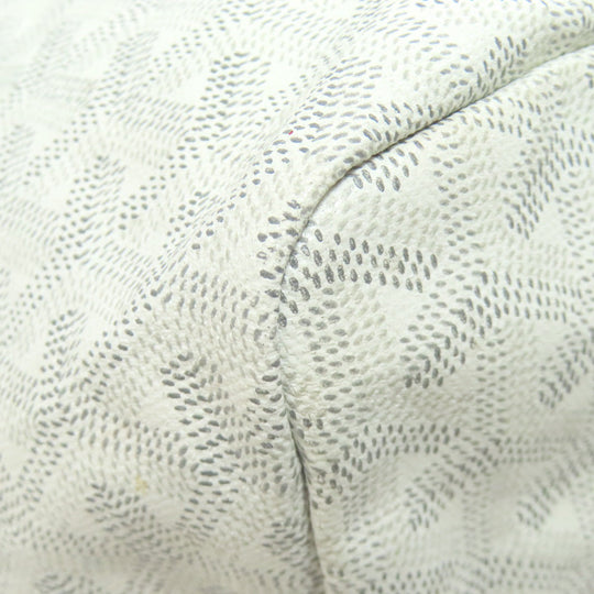 GOYARD Tote Bag Coated canvas white Saint Louis PM Women Used Authentic