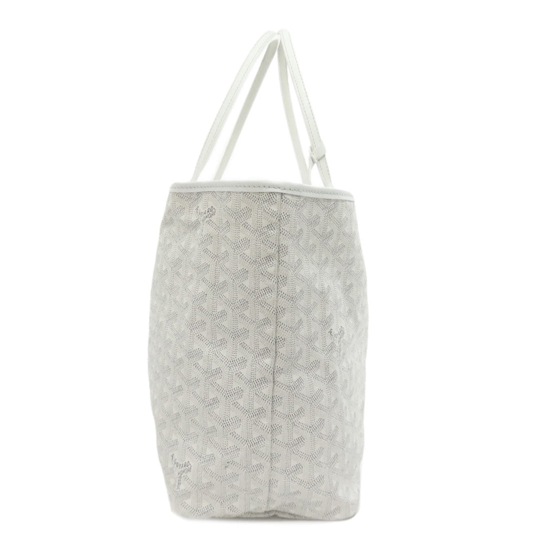 GOYARD Tote Bag Coated canvas white Saint Louis PM Women Used Authentic