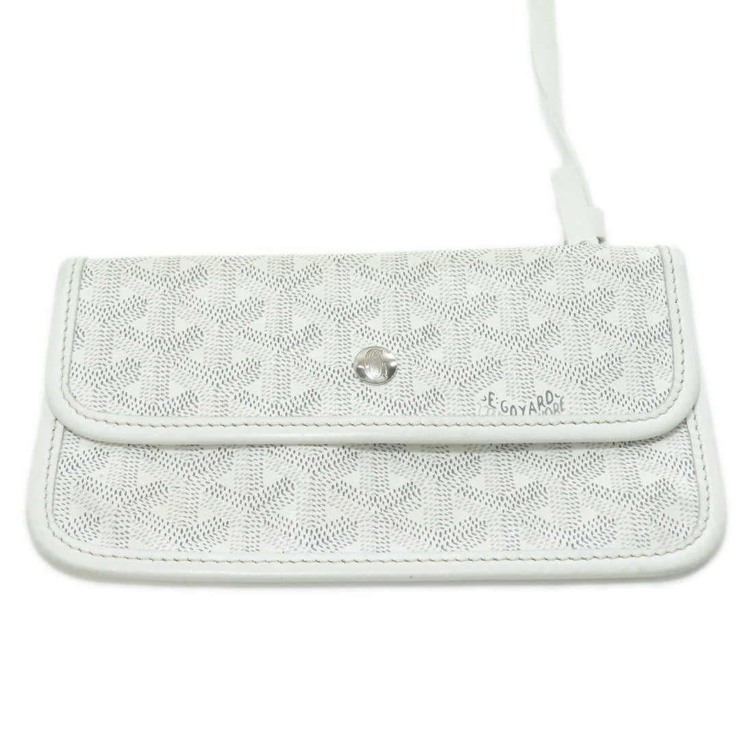 GOYARD Tote Bag Coated canvas white Saint Louis PM Women Used Authentic