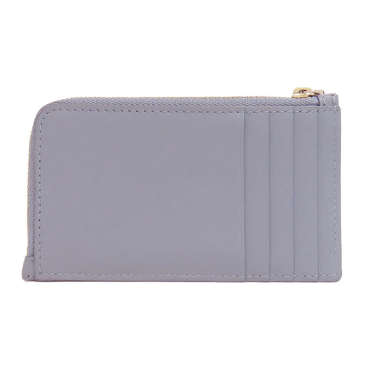Christian Dior Coin case Calfskin blue Lady Dior Cosmos Zip Card Holder