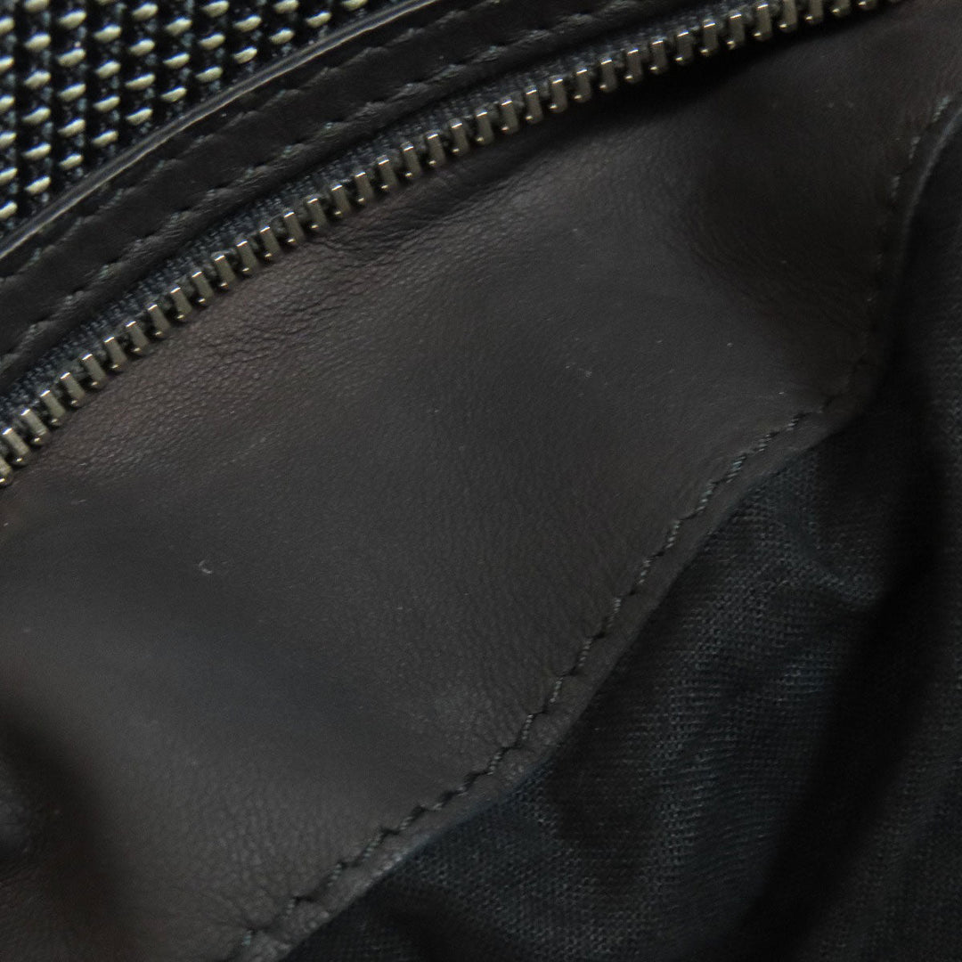 BALENCIAGA Backpack 382830 canvas black Traveler Women Used Authentic
