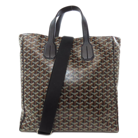 GOYARD Tote Bag Coated canvas black Voltaire Bag 2WAY Women Used Authentic