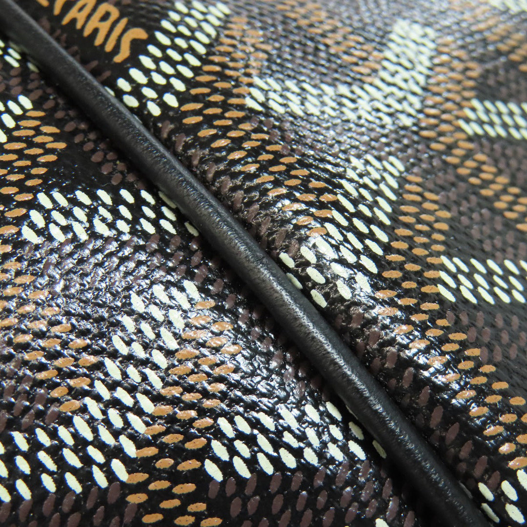 GOYARD Tote Bag Coated canvas black Voltaire Bag 2WAY Women Used Authentic