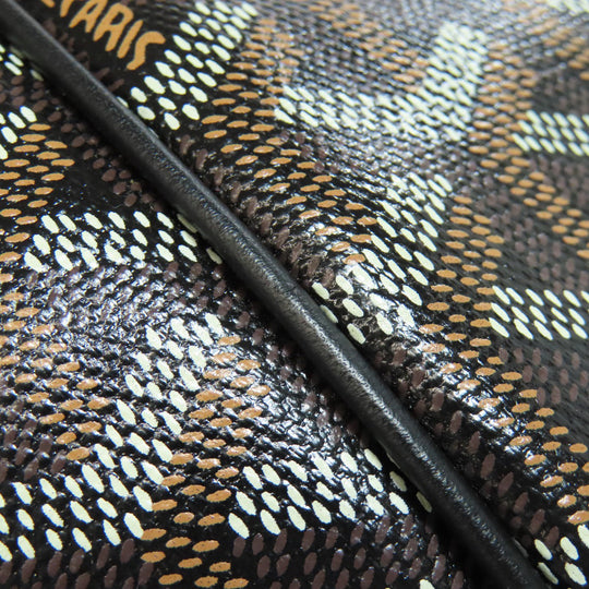 GOYARD Tote Bag Coated canvas black Voltaire Bag 2WAY Women Used Authentic