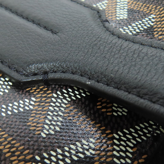 GOYARD Tote Bag Coated canvas black Voltaire Bag 2WAY Women Used Authentic