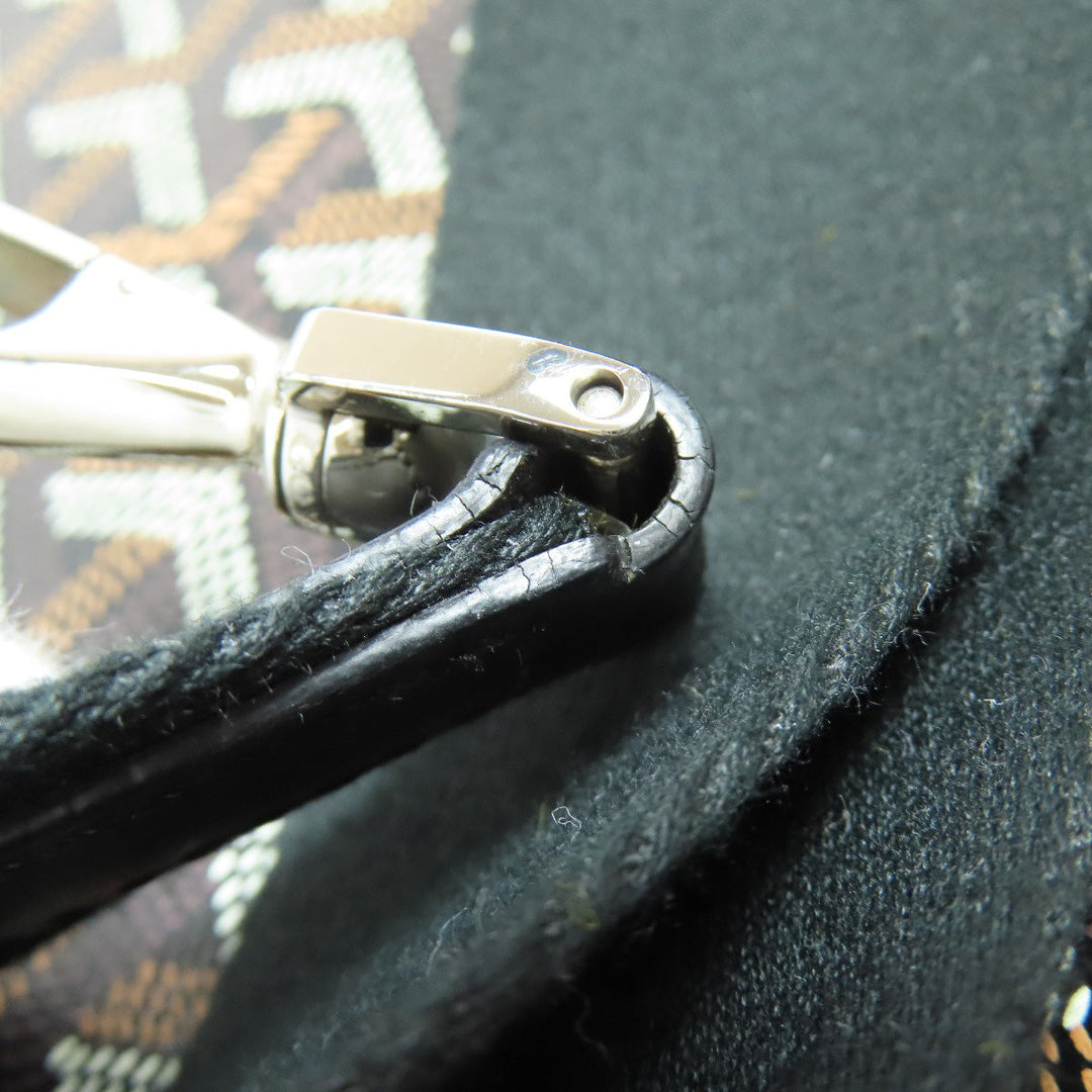 GOYARD Tote Bag Coated canvas black Voltaire Bag 2WAY Women Used Authentic
