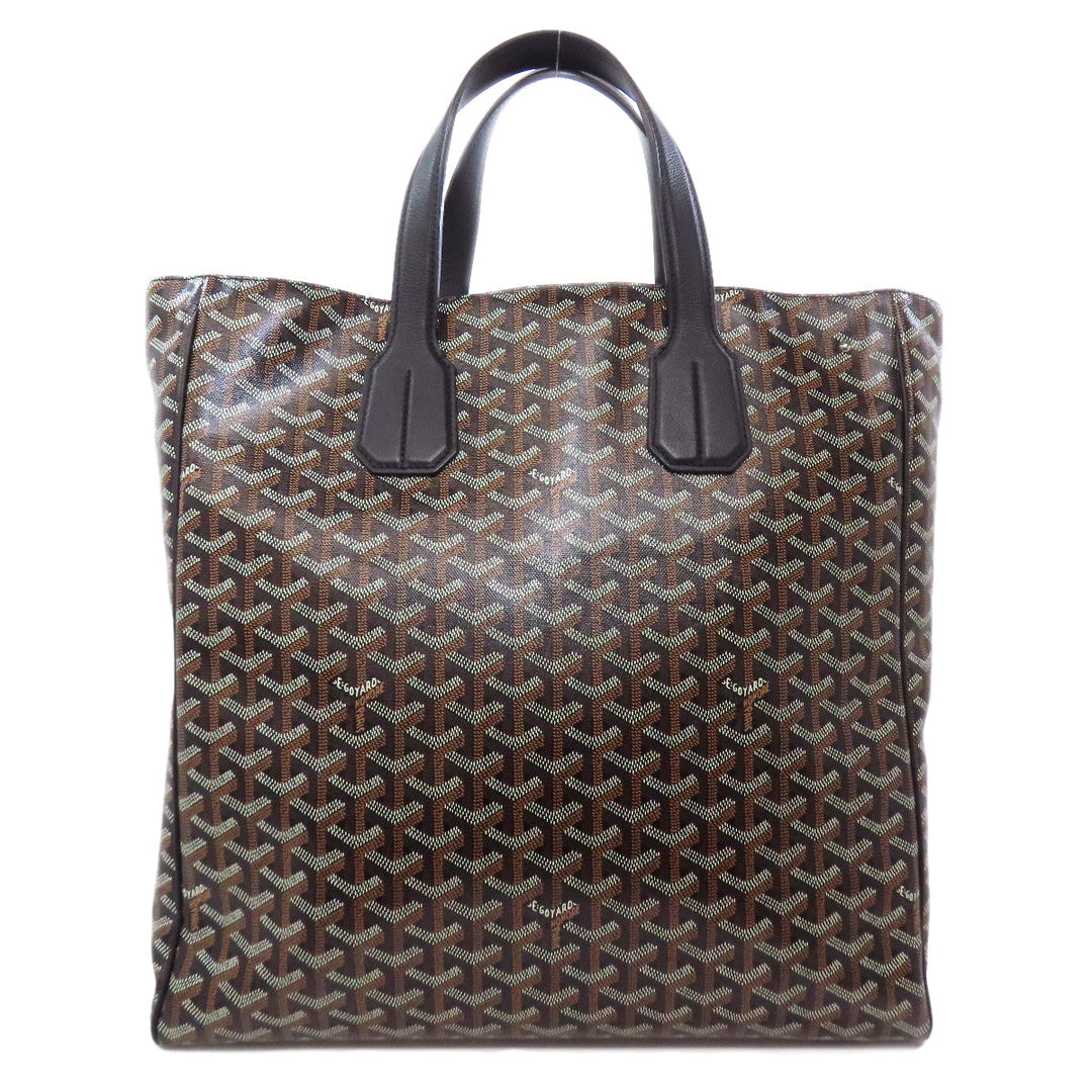 GOYARD Tote Bag Coated canvas black Voltaire Bag 2WAY Women Used Authentic