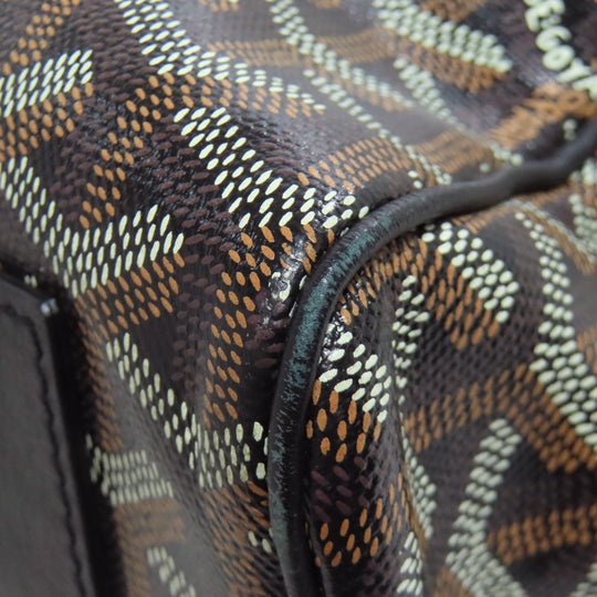 GOYARD Tote Bag Coated canvas black Voltaire Bag 2WAY Women Used Authentic