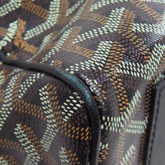 GOYARD Tote Bag Coated canvas black Voltaire Bag 2WAY Women Used Authentic