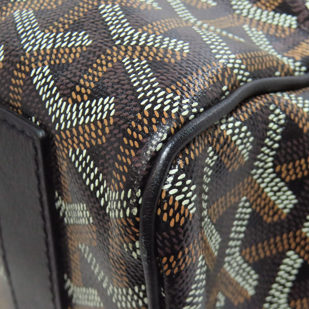 GOYARD Tote Bag Coated canvas black Voltaire Bag 2WAY Women Used Authentic