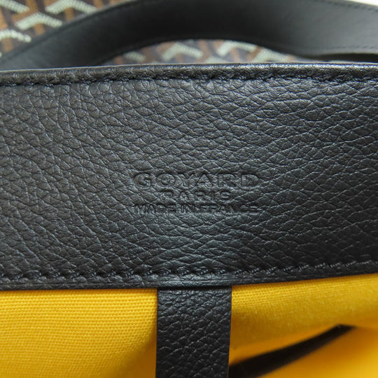 GOYARD Tote Bag Coated canvas black Voltaire Bag 2WAY Women Used Authentic