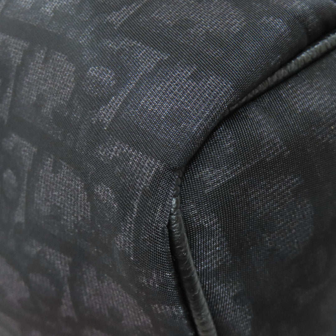 Christian Dior Backpack Nylon black Dior Homme Oblique Women Used Authentic