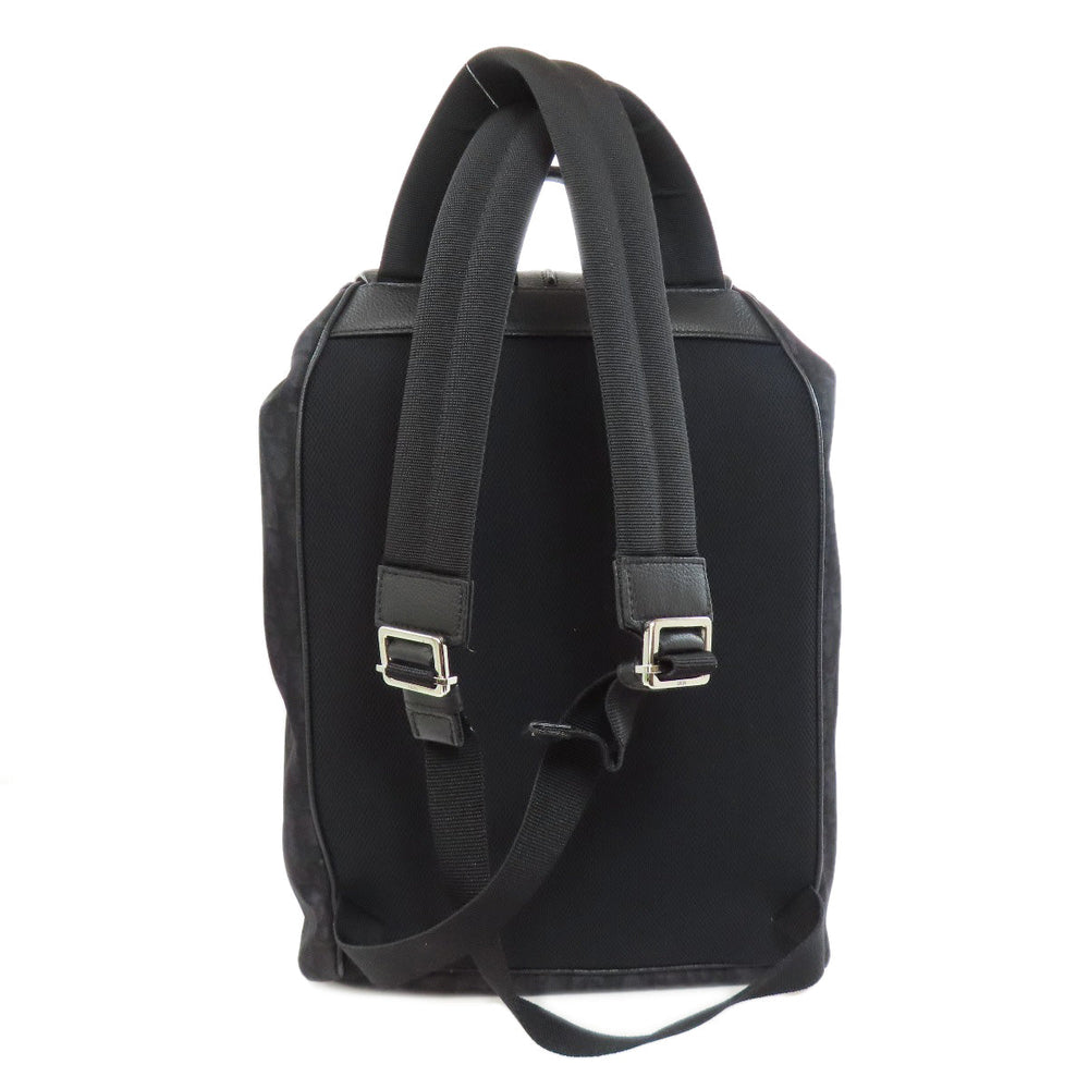 Christian Dior Backpack Nylon black Dior Homme Oblique Women Used Authentic