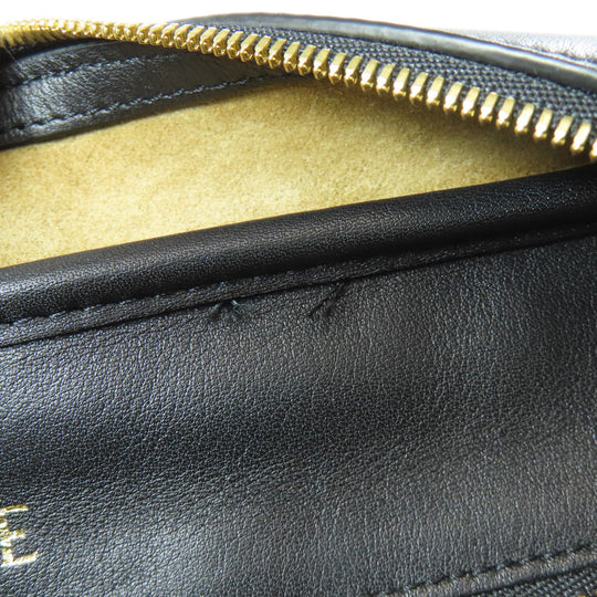 LOEWE Handbag canvas black Amazona 19 2WAY Women Used Authentic