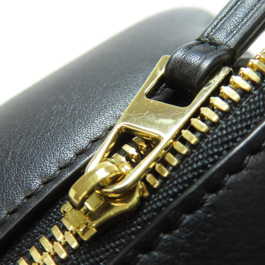 LOEWE Handbag canvas black Amazona 19 2WAY Women Used Authentic