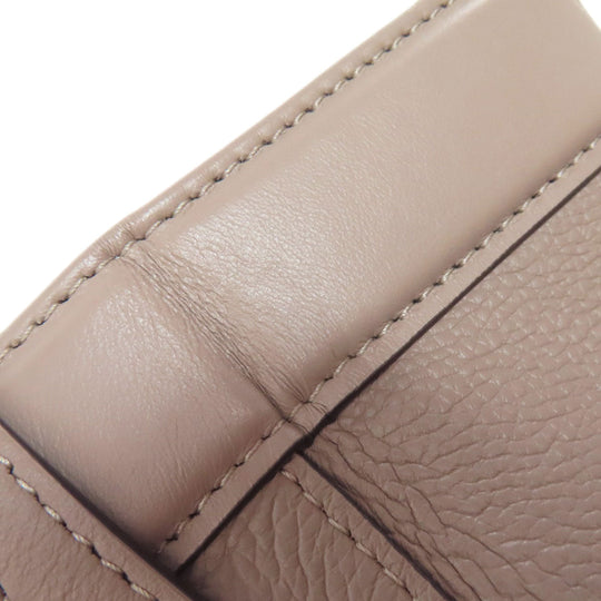 FENDI Shoulder Bag Calfskin gray Origami Mini