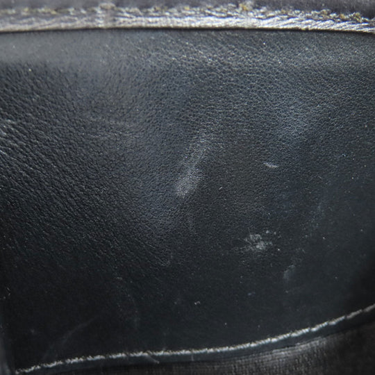 COACH Handbag F37097 leather black Embossed 2WAY Women Used Authentic