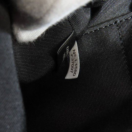 COACH Handbag F37097 leather black Embossed 2WAY Women Used Authentic